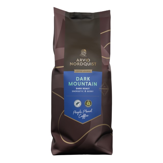Kaffe Automatmalet Arvid Nordquist Dark Mountain Mörkrost, 1kg - 1kg - 1