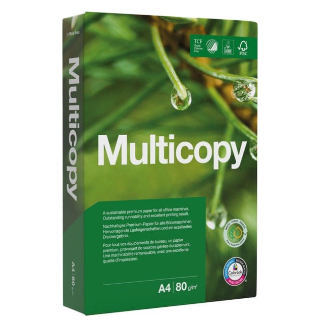 Kopieringspapper Multicopy A4 80g, ColorLok, 500 ark - A4 - 1