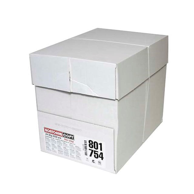 Kopieringspapper Kontorab A4 80g, ohålat, Svanenmärkt, 2500 ark - A4 Ohålat - 1