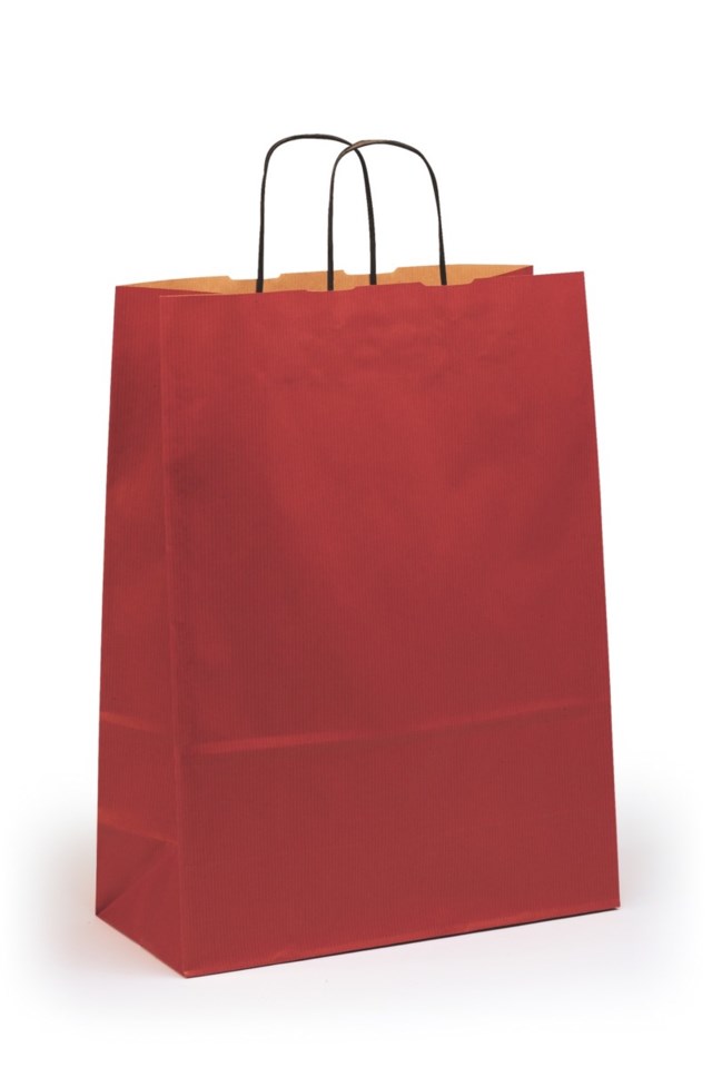 Pappkasse 320x140x420mm röd 150st/fp - 320x140x420mm - 1