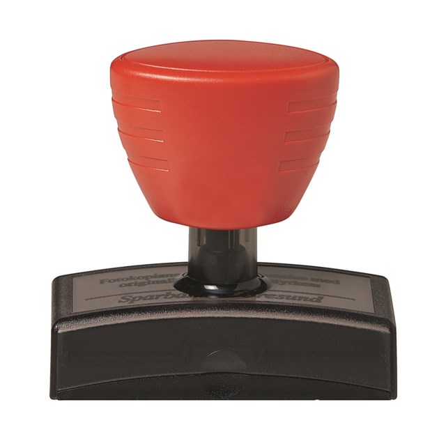 Stämpel UniStamp 67x11mm svart - 67x11mm - 1