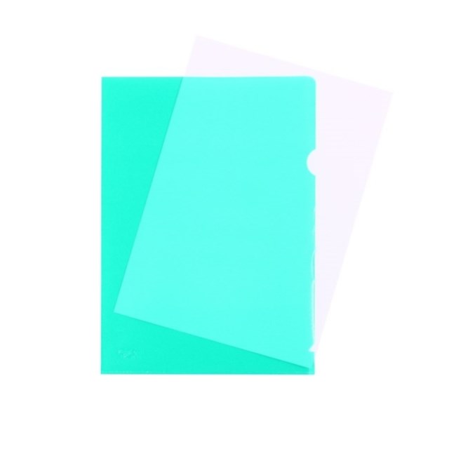 Aktmapp PP A4 0,11 grön 100/fp - A4 - 1