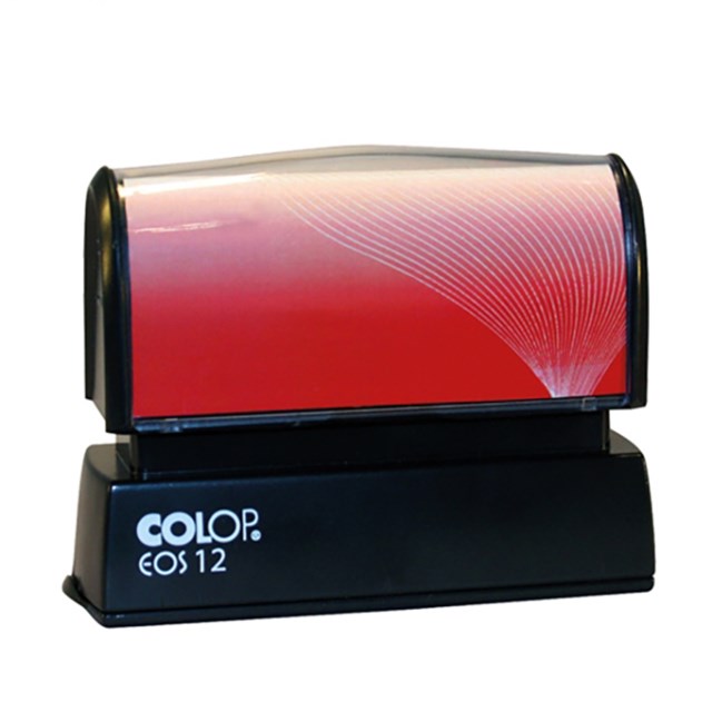 Stämpel Colop EOS 12 64x8mm svart - 64x8mm - 1