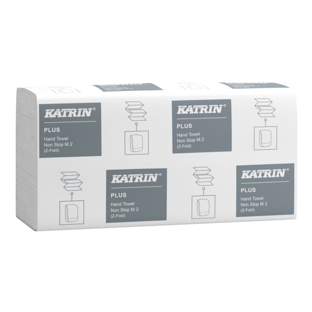 Pappershandduk Katrin Plus Nonstop z-vikt, M2, 2835 st/krt - 1