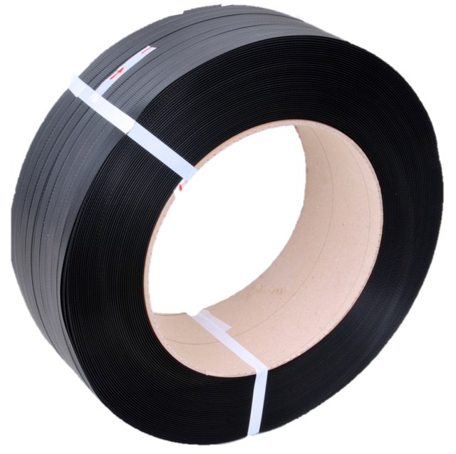 Packband PP-1250 12 x 0,55mm x 3000m svart - 12x0,55mmx3000m - 1