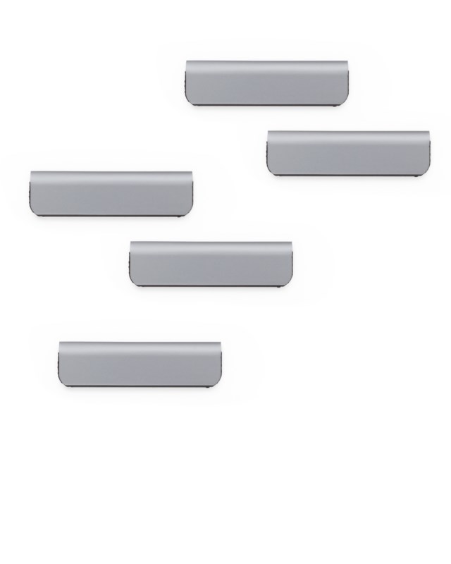 Magnetisk klämma Durafix 60x17 silver 5st/fp - 60x17mm - 1