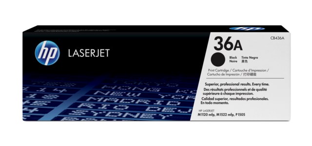 Lasertoner HP CB436A 36A Svart - 1